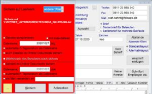 Datensicherung
